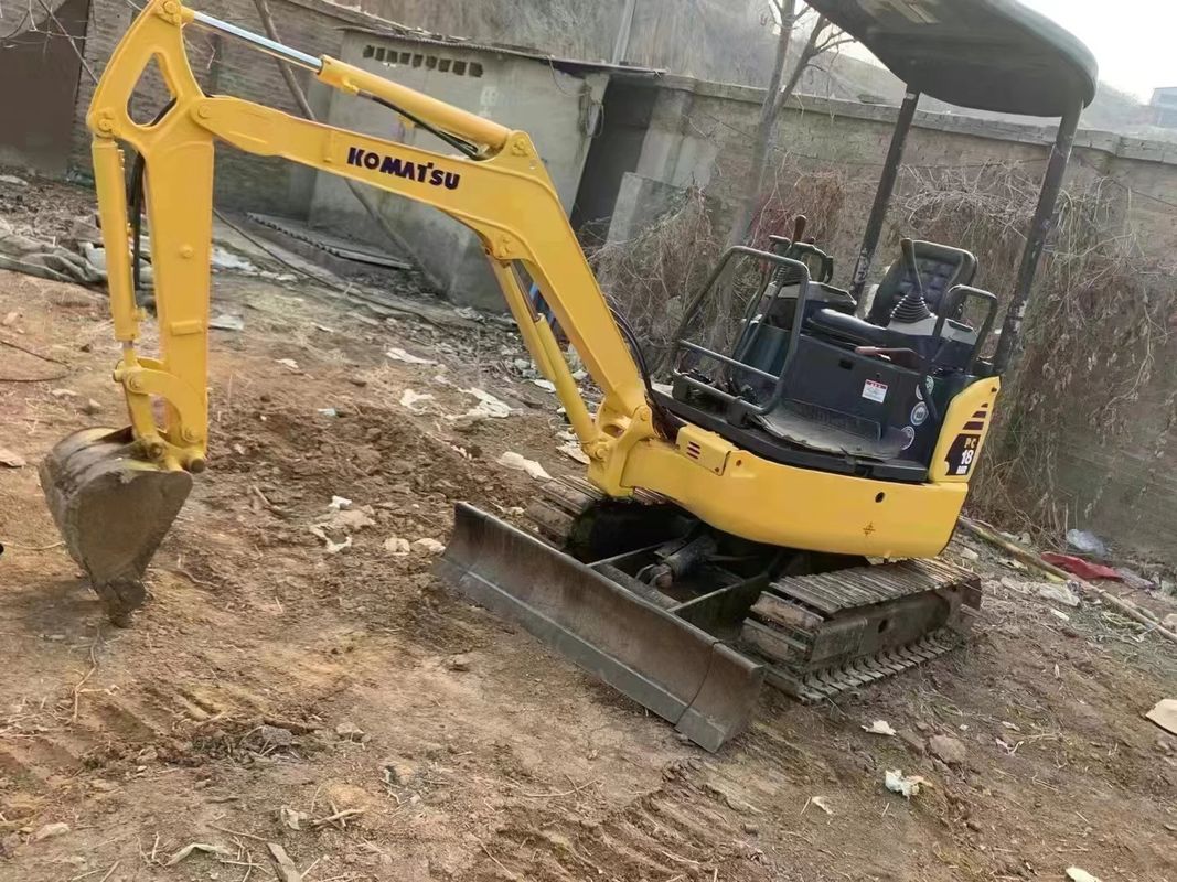 Gebruikte machines voor het verplaatsen van aarde kruipgraver 2 ton hoge kwaliteit minigraver Komatsu pc 18 MR