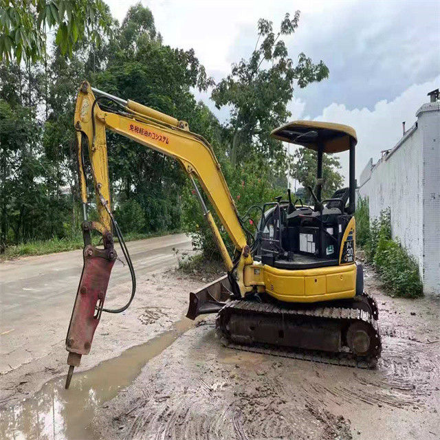 3 ton gebruikt Japan hoge kwaliteit Komatsu pc 30 MR kruipgraver met kortere werktijden