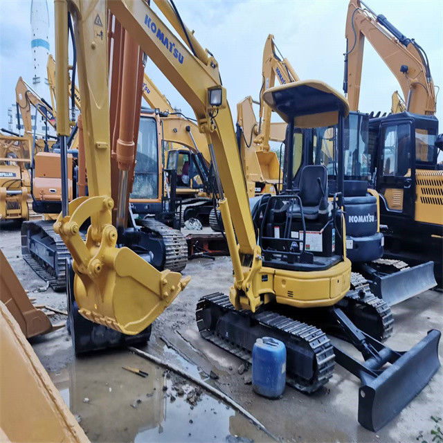 Goedkope 3 ton gebruikte Japanse ingevoerde Komatsu pc 35 MR kruipgraver met kortere werktijden