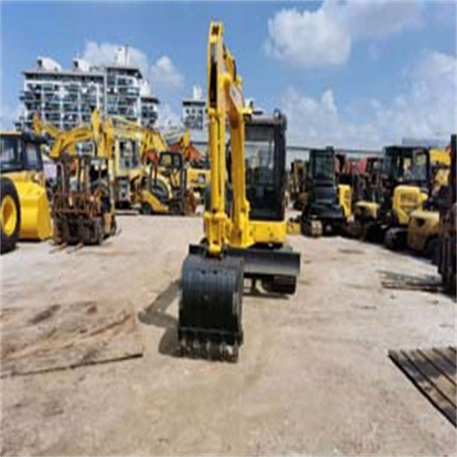 Hoogwaardige 6 ton gebruikte Japanse ingevoerde Komatsu pc 55 MR kruipgraver met kortere werktijden