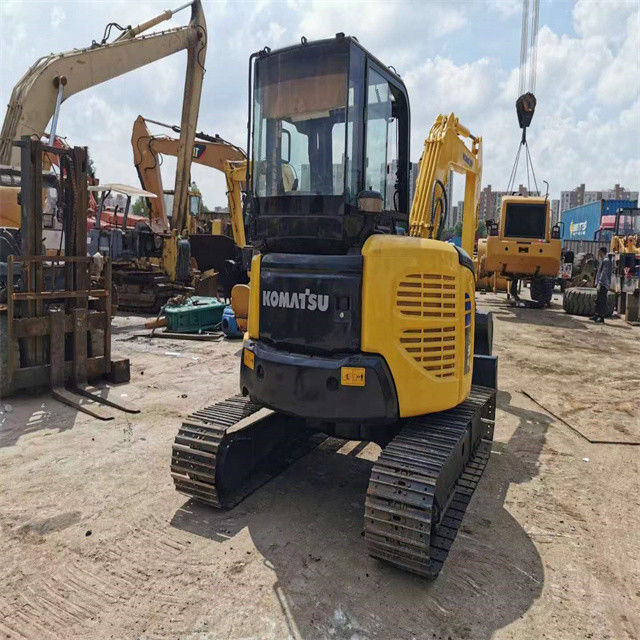 Hoogwaardige 6 ton gebruikte Japanse ingevoerde Komatsu pc 55 MR kruipgraver met kortere werktijden