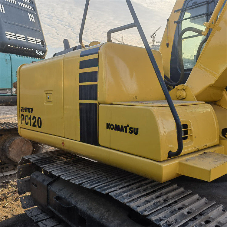Hoogwaardige 12 ton gebruikte graafmachine Japan Ingevoerde Komatsu Pc 120 Crawler Graafmachine met kortere werktijden