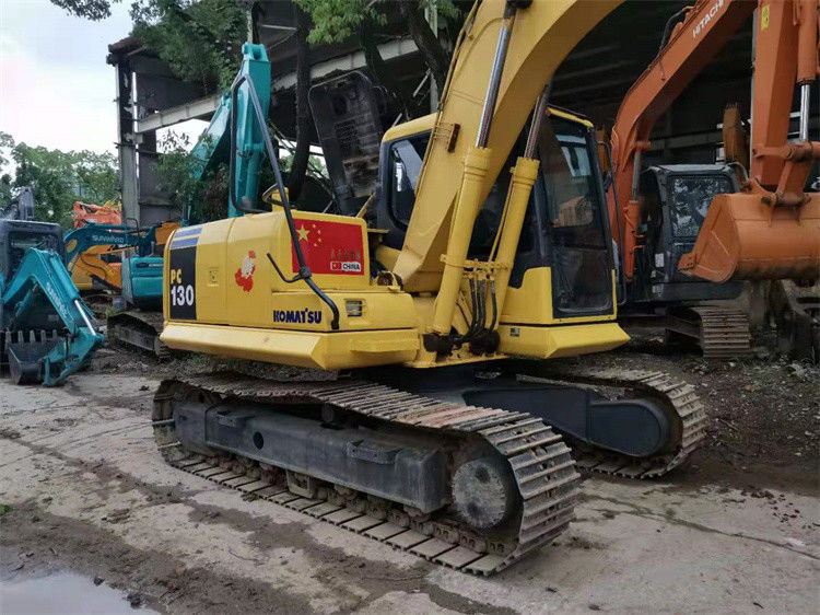 13 ton gebruik Japan ingevoerde Komatsu pc 130 kruiper graafmachine uit Japan in uitstekende staat klaar voor verkoop