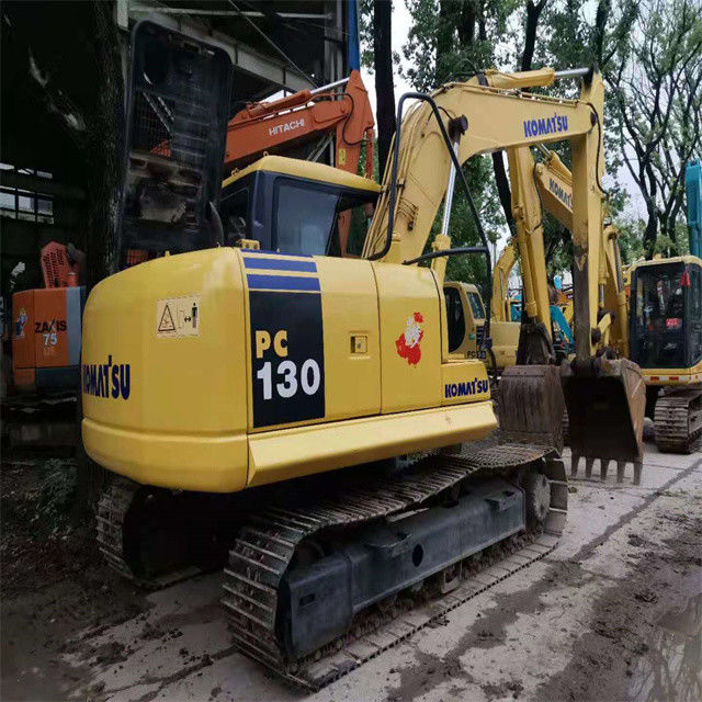 13 ton gebruik Japan ingevoerde Komatsu pc 130 kruiper graafmachine uit Japan in uitstekende staat klaar voor verkoop