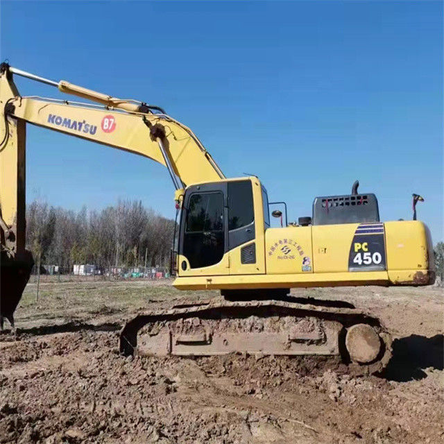 45 ton bijna nieuw Japan ingevoerde crawler graafmachine gebruikte renovatie Komatsu pc 450-7