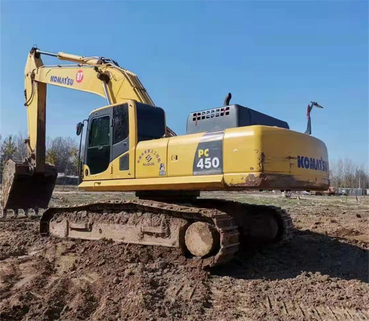 45 ton bijna nieuw Japan ingevoerde crawler graafmachine gebruikte renovatie Komatsu pc 450-7