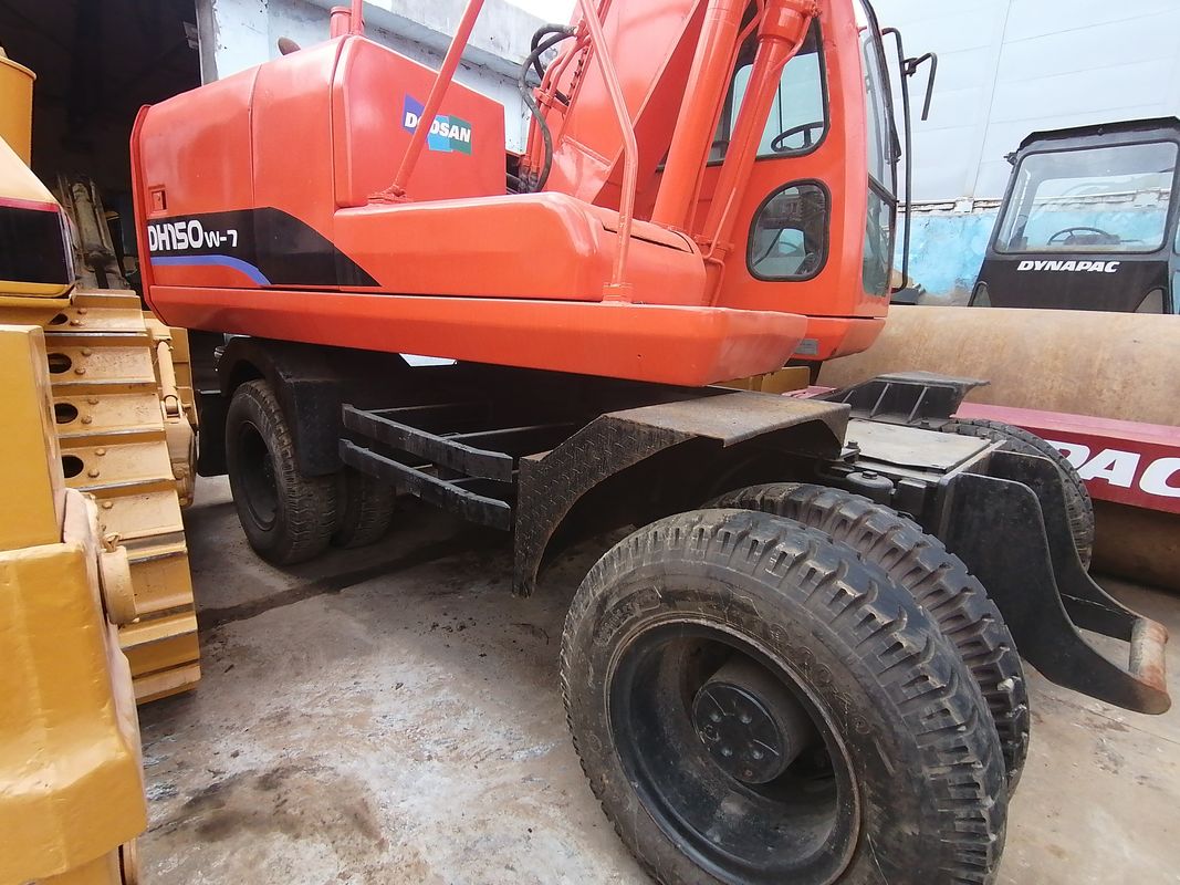 Klaar voor het werk en ervaren gebruikt Korea Gebruikte graafmachine DH150W-7 in goede staat