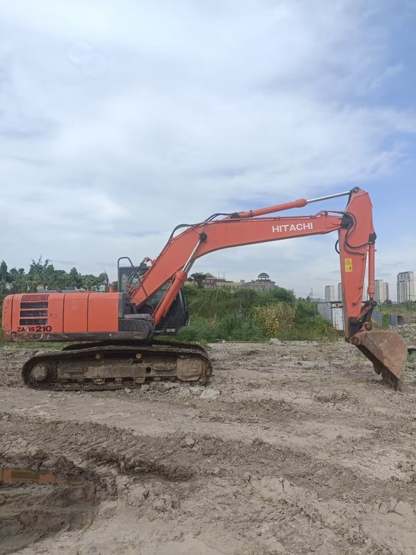 21 ton gereed gebruikte graafmachine voor het werk en ervaren Korea ingevoerde Hitachi 210-5G