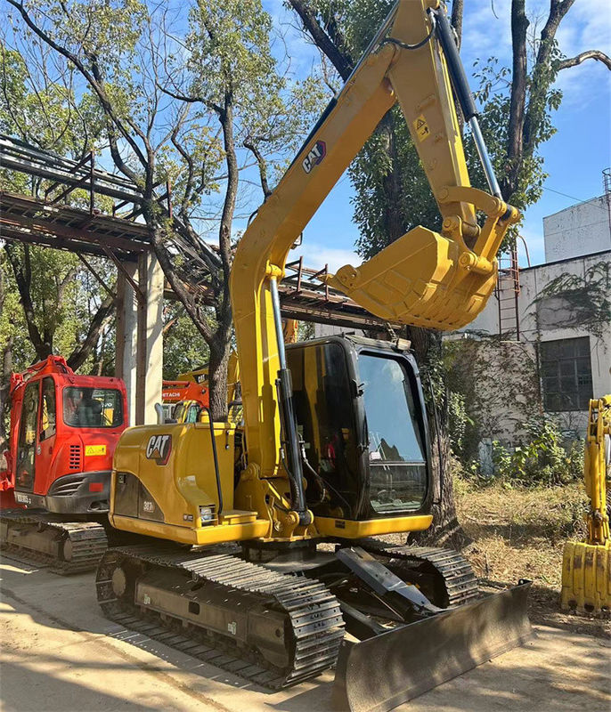 7 ton bijna nieuw Japan ingevoerde crawler graafmachine gebruikte verbouwing CAT 307 D