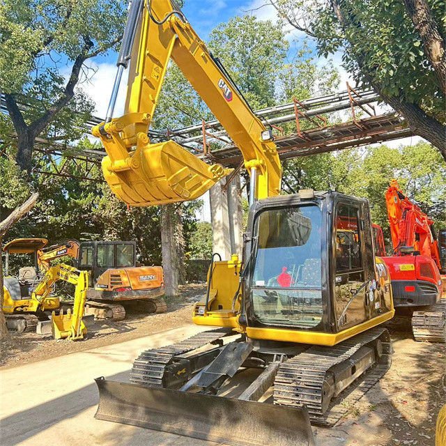 7 ton bijna nieuw Japan ingevoerde crawler graafmachine gebruikte verbouwing CAT 307 D