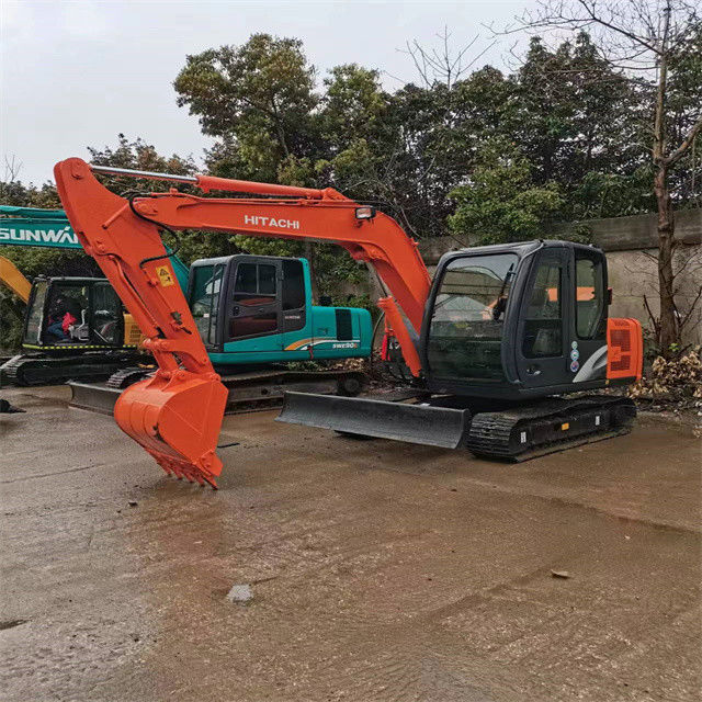 6 ton Mini klaar gebruikte graafmachine voor het werk en ervaren gebruikt Japan geïmporteerd Hitachi ZX 60 In goede staat
