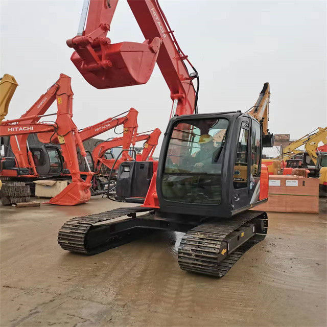 6.3 ton Mini klaar gebruikte graafmachine voor het werk en ervaren gebruikt Japan geïmporteerde Hitachi ZX 70 goede staat