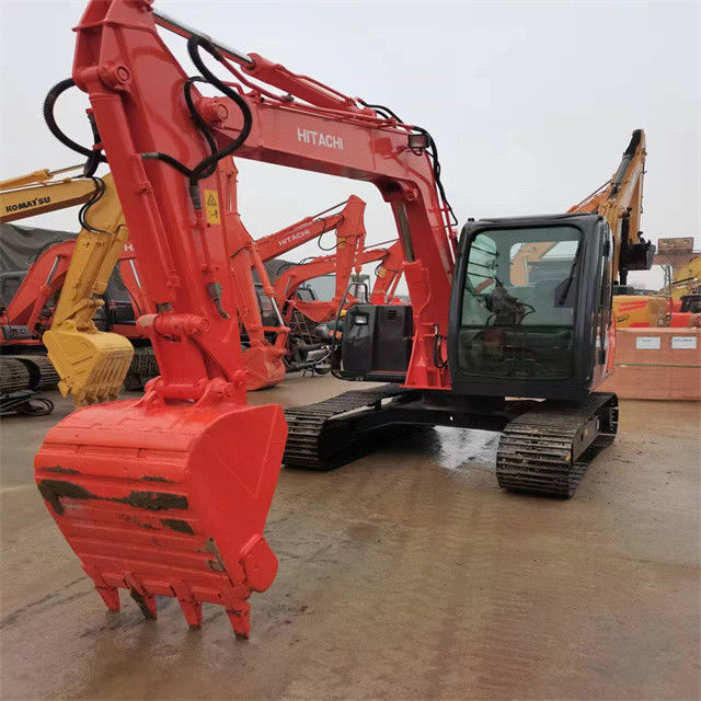 6.3 ton Mini klaar gebruikte graafmachine voor het werk en ervaren gebruikt Japan geïmporteerde Hitachi ZX 70 goede staat