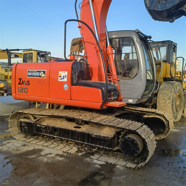 12.5 ton mini klaar voor werk en ervaren gebruikt Japan geïmporteerd Hitachi ZX 120 in goede staat
