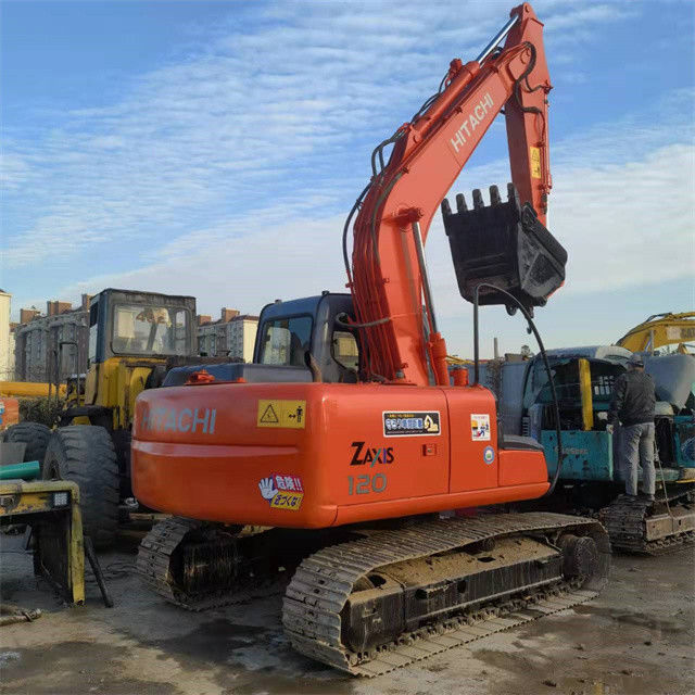 12.5 ton mini klaar voor werk en ervaren gebruikt Japan geïmporteerd Hitachi ZX 120 in goede staat