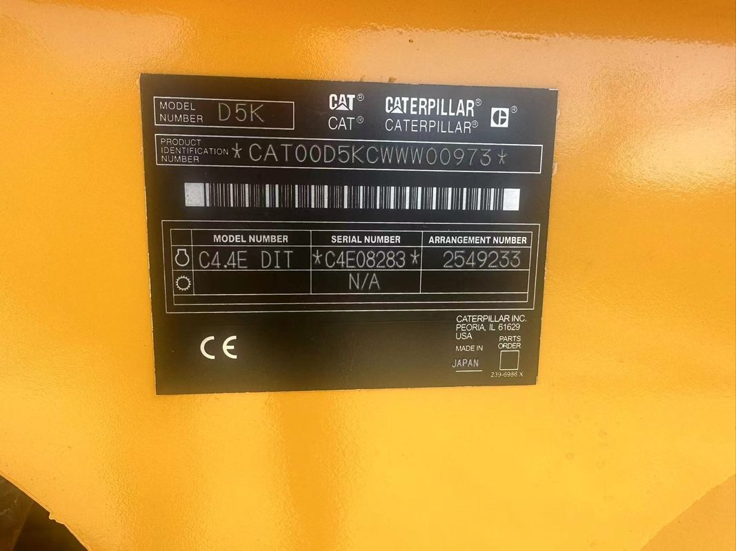 Cat Caterpillar D5k Lgp Cat D5k Dozer Voorblad Breedte 4,262m Dozer tweedehands