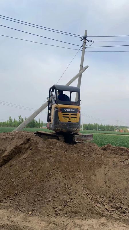 Zweden ingevoerd hoogwaardige Volvo EC18D crawler graafmachine gebruikt bijna nieuw
