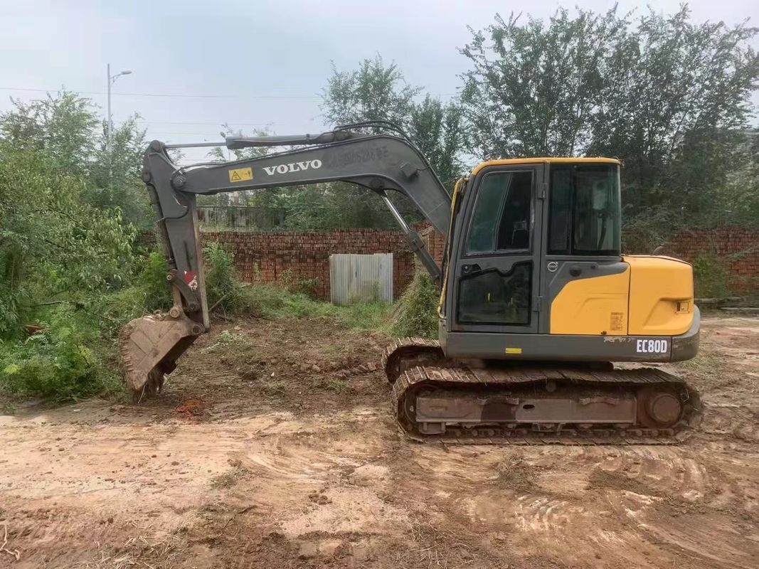 Zweden geïmporteerde hoogwaardige Volvo EC80D crawler graafmachine gebruikt bijna nieuw 100% klaar