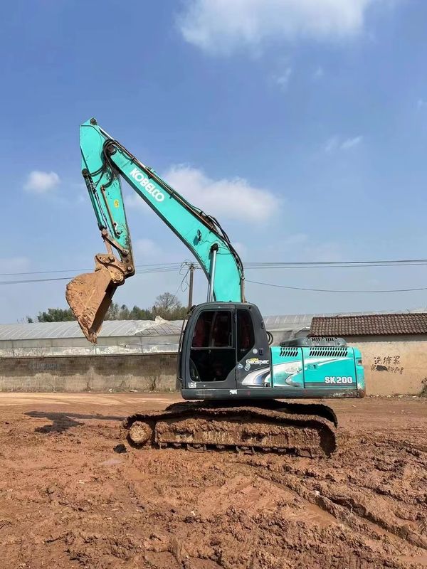 Heroverde graafmachines Kobelco Sk200 8 Super X Yn12 Gewicht 21,8t 118kW Motorvermogen