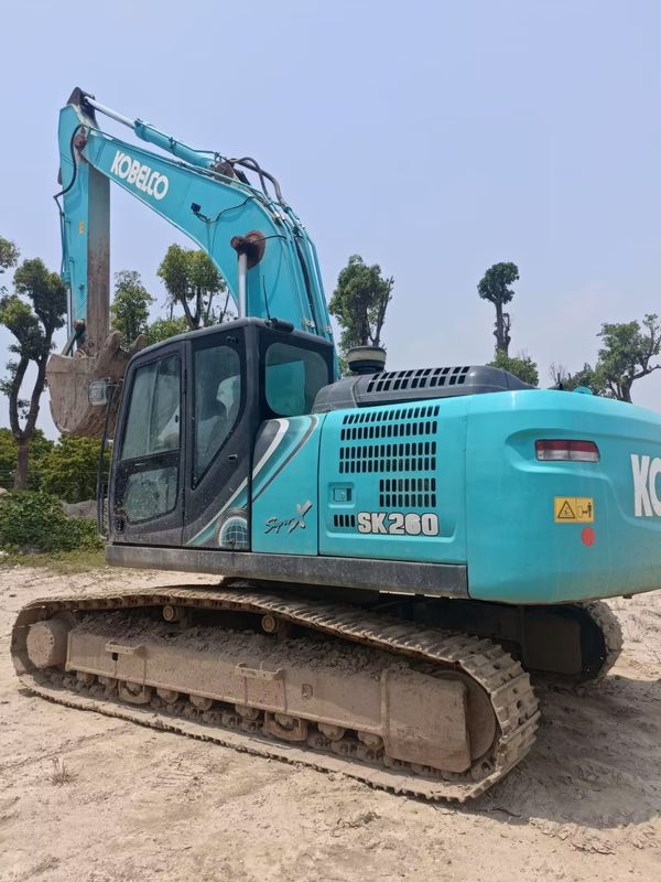 Tweedehands graafmachines Kobelco Sk260lc 8 9 10 11 Japan Gebruikte graafmachine motor Kracht 138kW