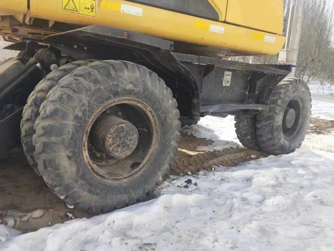 Klaar om te werken Caterpillar M315D Gebruikte wielen graafmachine met korte werktijden en in goede staat
