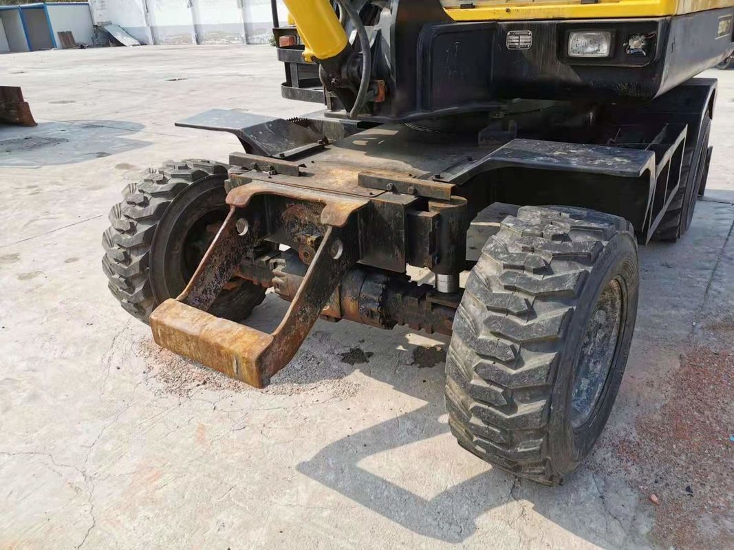 6 ton gereed voor gebruik Korea Geïmporteerde Hyundai R60-7 Gebruikte wielgraver