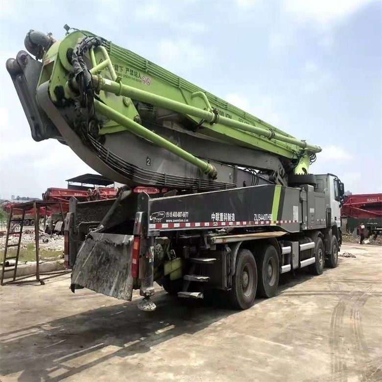 Gebruikte Zoomlion Betonpomp Truck 37m 42m 48m 52m Garantie en optimale prestaties