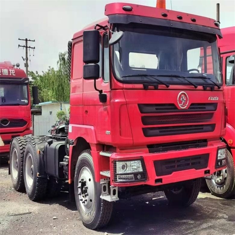 6*4 Shacman gebruikte vrachtwagentractor met elektronisch stabiliteitscontrolesysteem en touchscreen