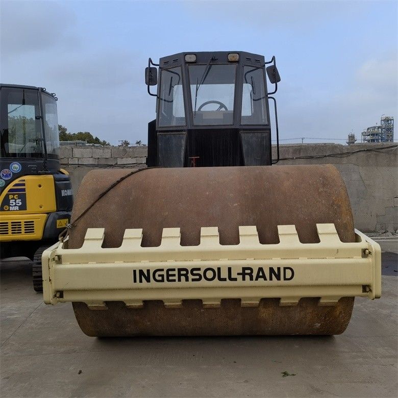 Amerika geïmporteerde originele Ingersoll-Rand SD100 wegmachines gebruikte single drum roller