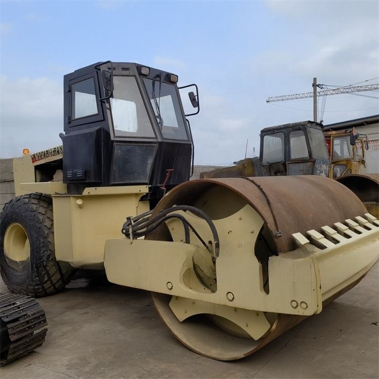 Amerika geïmporteerde originele Ingersoll-Rand SD100 wegmachines gebruikte single drum roller