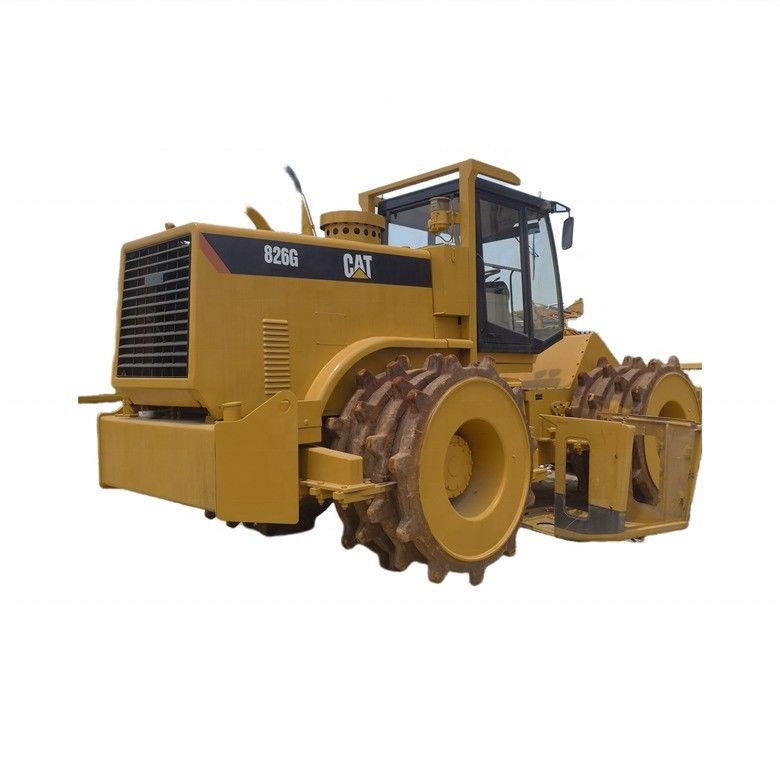 35 ton gebruikte Caterpillar Cat 826G compactor in uitstekende staat originele kleur Japan