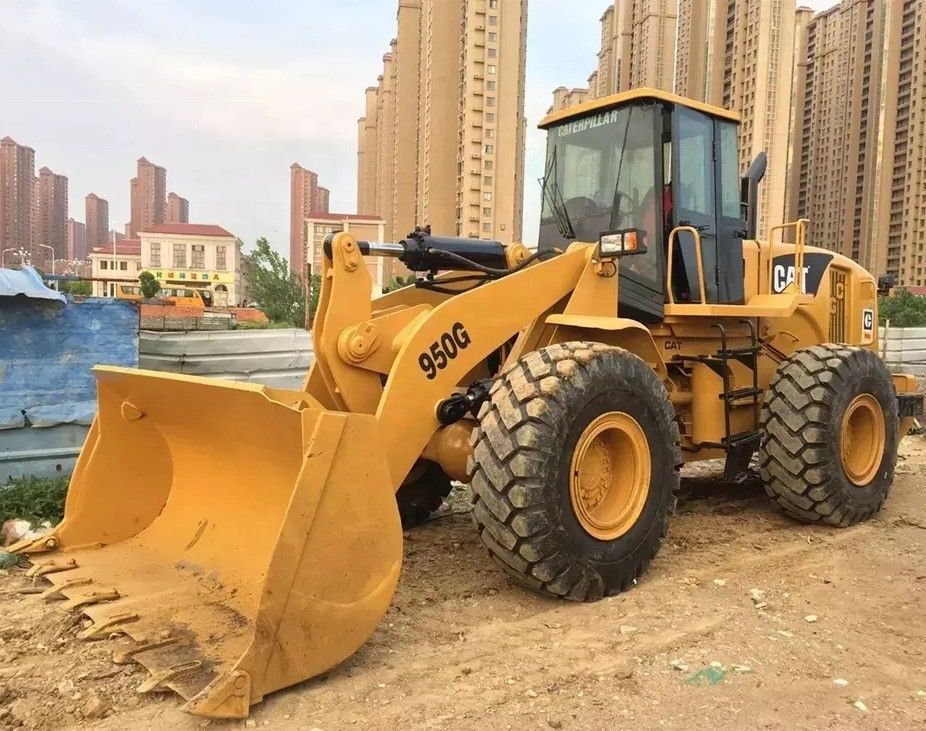 Afladen 5 ton tweedehands Japan Caterpillar 950G lader Gebruikte Cat 950 handwiel lader