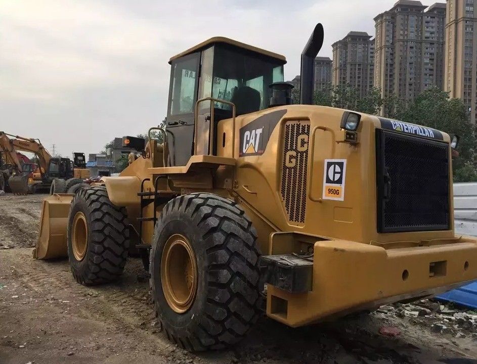 Afladen 5 ton tweedehands Japan Caterpillar 950G lader Gebruikte Cat 950 handwiel lader