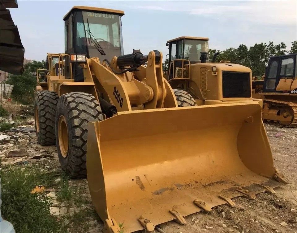 Afladen 5 ton tweedehands Japan Caterpillar 950G lader Gebruikte Cat 950 handwiel lader