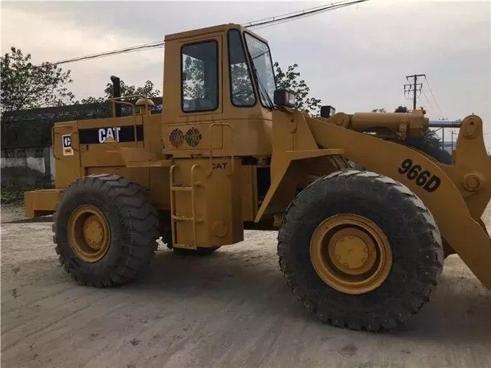 Hoog vermogen Japan tweedehands Cat 966D-lader in goede staat voor zwaar werk