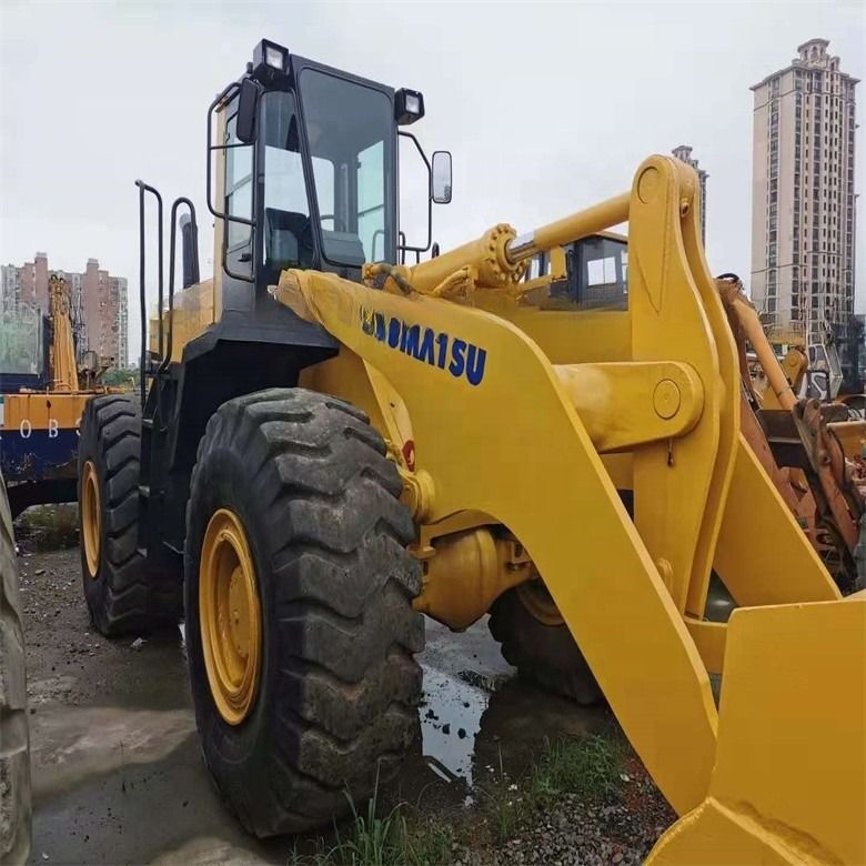 Japanse WA420-3 3.5cbm 6t Gebruikte Komatsu wiellader voor aardbewegingen