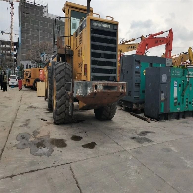 Gebruikte 12 ton Komatsu WA600-3 wiellader 600 model zware voorhoofdlader WA600-6