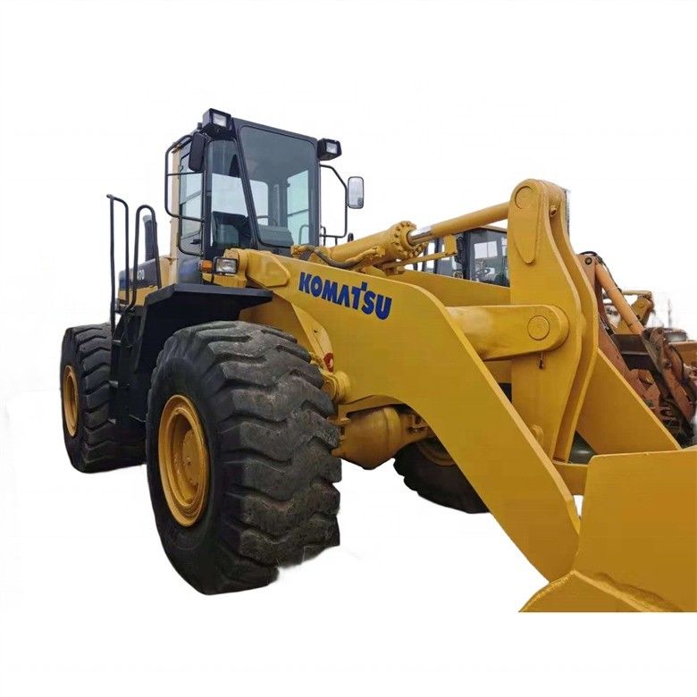 Hoogwaardige Komatsu WA470-3-lader met 7 ton nominale lading en 11 liter verplaatsing uit Japan