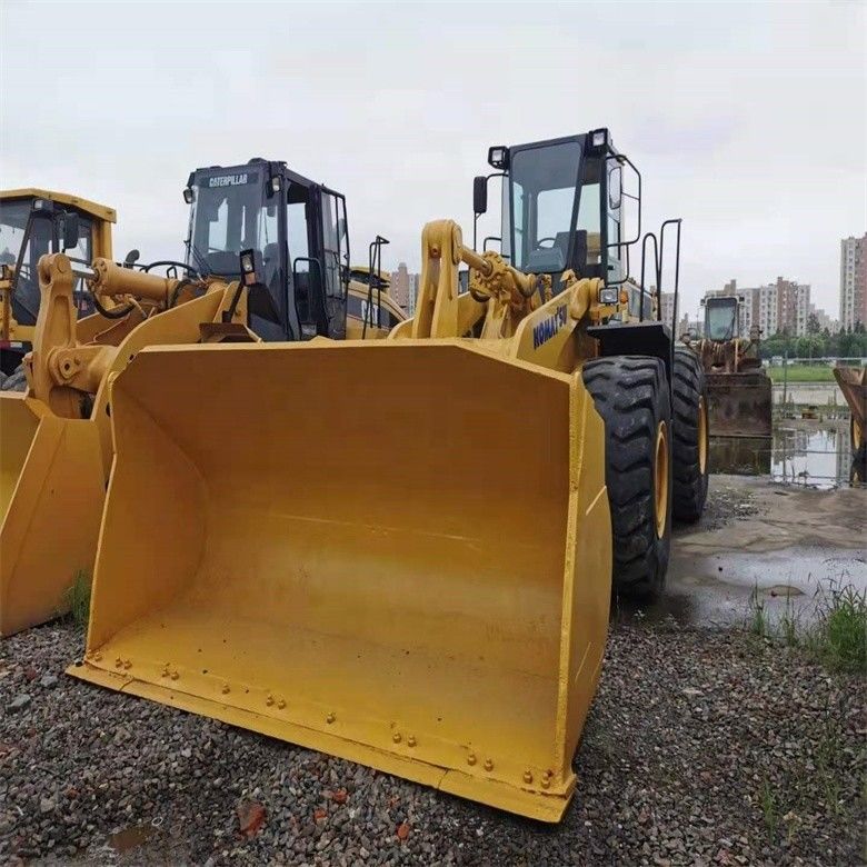 Hoogwaardige Komatsu WA470-3-lader met 7 ton nominale lading en 11 liter verplaatsing uit Japan