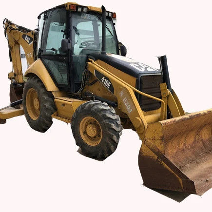 6792 10200 kg Gewicht van de machine Gebruikte Caterpillar 416E Backhoe Loader 162 kw Originele nu