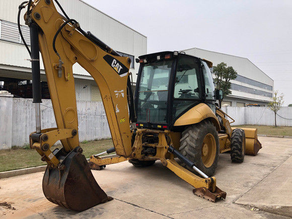 6792 10200 kg Gewicht van de machine Gebruikte Caterpillar 416E Backhoe Loader 162 kw Originele nu