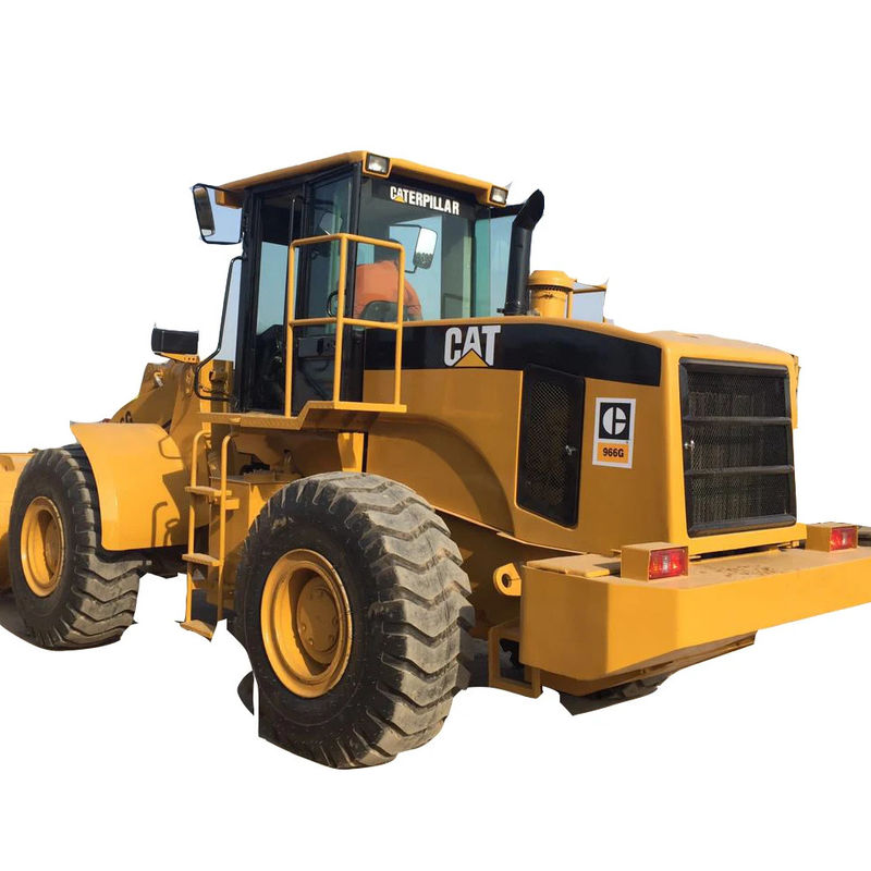 Goedkope gebruikte Cat 966G wiellader met 5,5 m3 emmer en Caterpillar-motor
