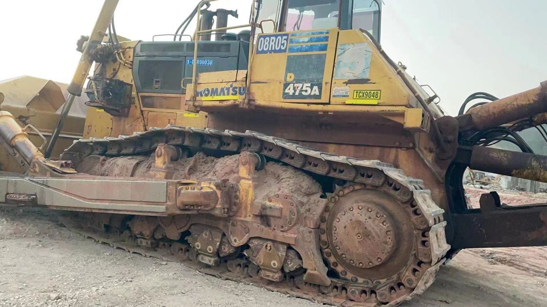 47 Tonnage Gebruikte bulldozer Komatsu 475 Bewegende type Crawler Bulldozer machine voor bouwplaats