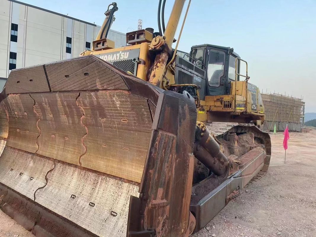 47 Tonnage Gebruikte bulldozer Komatsu 475 Bewegende type Crawler Bulldozer machine voor bouwplaats