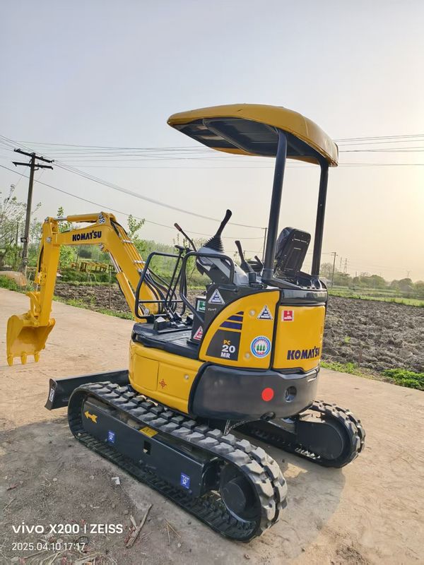 2 ton gecertificeerde gebruikte Komatsu PC20MR Crawler Graafmachine Bijna nieuw te koop