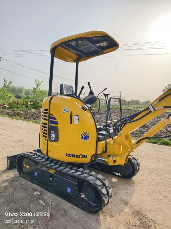 2 ton gecertificeerde gebruikte Komatsu PC20MR Crawler Graafmachine Bijna nieuw te koop