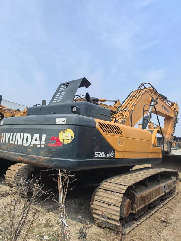 Gebruikte Hyundai 520L-9VS graafmachine met hoge prestaties betaalbare uitvoer uit China