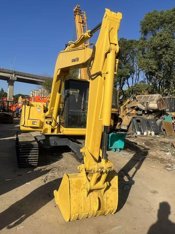 Gebruikte KOMATSU-kruipergraver PC60-7 tweedehands KOMATSU-PC60-7 spoorgraver Graafmachine