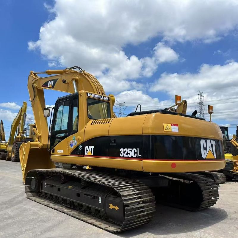 Gebruikte CAT 325CL graafmachine betrouwbare tweedehands Caterpillar 325CL met 9,6m transportlengte