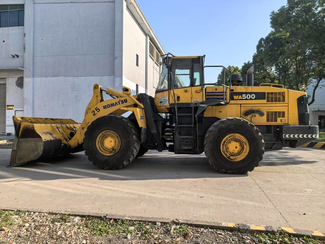 Gebruikte Komatsu WA500-6 wiellader zware voorlader uitgevoerd uit China
